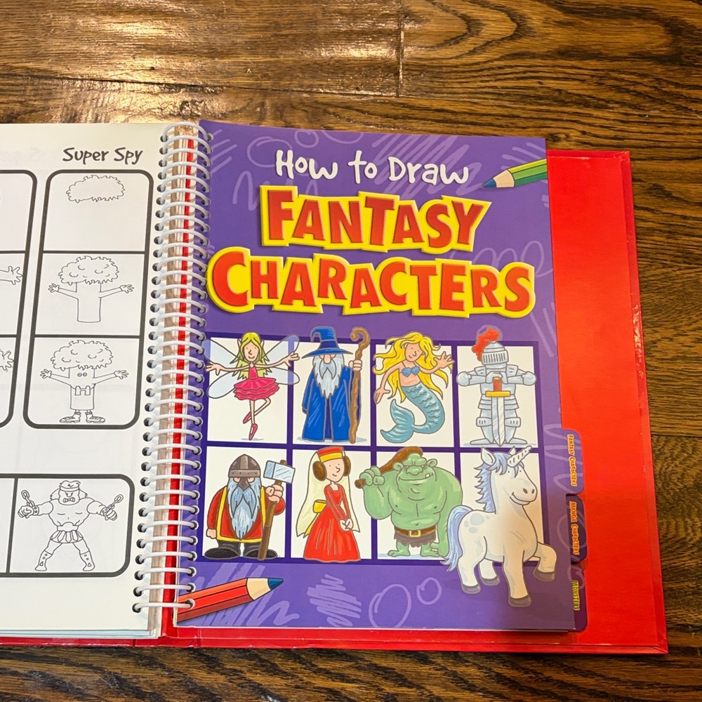501 Things to Draw - Vibrant Red and Gold Drawing Book - Picture 8 of 11